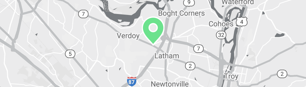 Map showing Verilife Albany, NY medical dispensary location