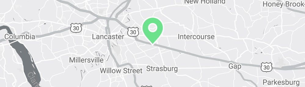 Map showing Verilife Lancaster, PA medical dispensary location